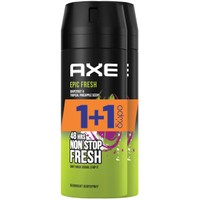 Axe Πακέτο Προσφοράς Epic Fresh 48h Non Stop Protection Deodorant Spray 2x150ml - Ανδρικό Αποσμητικό Spay 48ωρης Προστασίας με Άρωμα Grapefruit & Τροπικό Ανανά