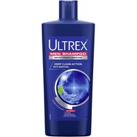 Ultrex Men Shampoo Anti Dandruff Deep Clean 610ml - Σαμπουάν Κατά της Πιτυρίδας για Βαθύ Καθαρισμό με Εκχύλισμα Μέντας