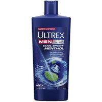 Ultrex Men Deep Clean Cool Sport Menthol Anti Dandruff Shampoo 610ml - Σαμπουάν Κατά της Πιτυρίδας για Βαθύ Καθαρισμό με Εκχύλισμα Μέντας