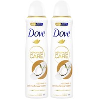 Dove Πακέτο Προσφοράς Advance Coconut & Jasmine Flower Scent 72h Anti-Perspirant Spray 2x150ml (1+1 Δώρο) - Αποσμητικό Spray για Αντιιδρωτική Προστασία Έως 72 Ώρες, με Άρωμα Καρύδα & Γιασεμί