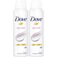 Dove Πακέτο Προσφοράς Advance Care Talc Soft 48h Anti-Perspirant Spray 2x150ml (1+1 Δώρο) - Αποσμητικό Spray για Αντιιδρωτική Προστασία Έως 48 Ώρες, με Άρωμα Πούδρας