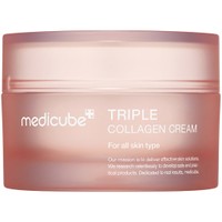 Medicube Triple Collagen Cream 50ml - Αντιγηραντική Κρέμα που Ενισχύει την Ελαστικότητα του Προσώπου για Σφριγηλό Δέρμα