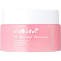 Medicube PDRN Pink Collagen Capsule Cream 55g - Κρέμα Προσώπου με Κάψουλες με DNA Σολωμού & Νιασιναμίδη 5% για Λάμψη, Σύσφιξη & Εφέ Glass Skin