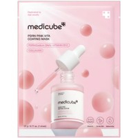Medicube PDRN Pink Vita Coating Mask 22g - Υφασμάτινη Μάσκα Προσώπου με Κολλαγόνο & Βιταμίνη Β12 για Σύσφιξη, Ενυδάτωση & Λάμψη της Επιδερμίδας