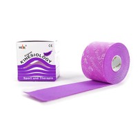 Nasara Kinesiology Tape Sport & Therapy 5cmx5m 1 Τεμάχιο - Μωβ - Ταινία Κινησιολογίας & Θεραπείας