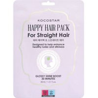 Vican Kocostar Happy Hair Pack for Straight Hair 1 Τεμάχιο - Θρεπτική Μάσκα - Σκουφάκι για Ίσια Μαλλιά