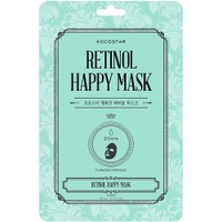 Kocostar Retinol Happy Face Mask 25ml - Εμποτισμένη Μάσκα Προσώπου Ρετινόλης για Λεία & Λαμπερή Επιδερμίδα