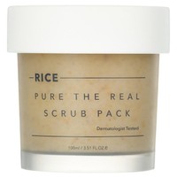 Thank You Farmer Rice Pure The Real Pack Face Scrub 100ml - Θρεπτικό Αυτό-θερμαινόμενο Scrub Προσώπου για ένα Υγιές & Λαμπερό Δέρμα