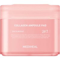 Mediheal Day & Night Collagen Ampoule Toner Pads 100 Τεμάχια - Εμποτισμένα Δισκία Κολλαγόνου με Ευεργετικά Συστατικά για Άμεση Ενυδάτωση & Αναζωογόνηση της Επιδερμίδας