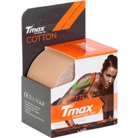 John's Tmax Cotton Kinesiology Tape 5cmx5m Κωδ 233253 1 Τεμάχιο - Μπεζ - Αυτοκόλλητη & Αδιάβροχη Ταινία Κινησιολογίας