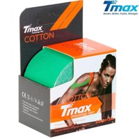 John's Tmax Cotton Kinesiology Tape 5cmx5m Κωδ 233257 1 Τεμάχιο - Πράσινο - Αυτοκόλλητη & Αδιάβροχη Ταινία Κινησιολογίας