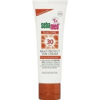 Sebamed Sun Care Multi Protect Sun Cream for Sensitive Skin Spf30, 75ml - Αντηλιακή Κρέμα Προσώπου - Σώματος Υψηλής Προστασίας, Κατάλληλη για Μικτές, Λιπαρές & Ευαίσθητες Επιδερμίδες