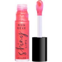 Mon Reve Shiny Lips 8ml - 05 Red Flame - Ενυδατικό, Ultra-Shiny Lip Gloss Μεγάλης Διάρκειας