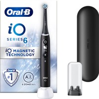 Oral-B iO Series 6 Electric Toothbrush Black Lava 1 Τεμάχιο - Ηλεκτρική Οδοντόβουρτσα Προηγμένης Τεχνολογίας σε Μαύρο Χρώμα