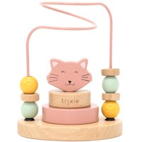 Trixie Wooden Beads Maze 1 Τεμάχιο - Mrs. Cat - Ξύλινο Παιδικό Παιχνίδι Λαβύρινθος με Χάντρες