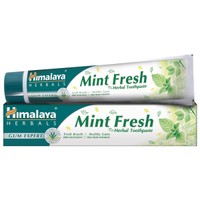 Himalaya Mint Fresh Herbal Toothbrush 75ml - Οδοντόκρεμα με Φυσικά Στυπτικά, Miswak & Μέντα