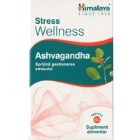 Himalaya Stress Wellness Ashwagandha 60tabs - Συμπλήρωμα Διατροφής Εκχυλίσματος του Βοτάνου Ασβαγκάντας για Καλή Νοητική Δραστηριότητα, Χαλάρωση, Συναισθηματική Ισορροπία & Ευεξία