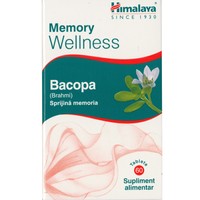 Himalaya Memory Wellness Bacopa 60tabs - Συμπλήρωμα Διατροφής Εκχυλίσματος του Βοτάνου Μπακόπα για Ενίσχυση της Μνήμης & της Συγκέντρωσης Κατά του Άγχους