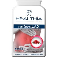 Healthia Natura Lax High-strength Fast Acting Formula 684mg 90caps - Συμπλήρωμα Διατροφής με Μείγμα Βοτάνων Ταχείας Δράσης για Αντιμετώπιση της Χρόνιας Δυσκοιλιότητας & Φυσιολογική Εντερική Λειτουργία