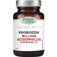 Power Health Platinum Range Probiozen Billion Acidophilus Combined 10, 30caps - Συμπλήρωμα Διατροφής με Προβιοτικά σε Υψηλή Περιεκτικότητα για τη Σωστή Λειτουργία της Εντερικής Χλωρίδας