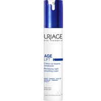 Uriage Age Lift Revitalizing Night Smoothing Cream 40ml - Αντιγηραντική Κρέμα Προσώπου Νυκτός για Σύσφιξη & Αναζωογόνηση, Κατάλληλη για Όλους τους Τύπους Επιδερμίδας