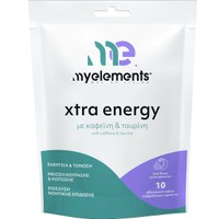 My Elements Xtra Energy with Caffeine & Taurine 10 Effer.tabs - Συμπλήρωμα Διατροφής με Καφεΐνη - Ταυρινή για Αύξηση της Ενέργειας & Μείωση της Κούρασης με Γεύση Φρούτων