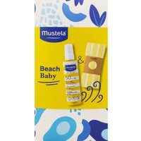 Mustela Promo Bebe High Protection Sun Spray Spf50, 200ml & Δώρο Πετσέτα Παραλίας 1 Τεμάχιο - Βρεφικό Αντηλιακό Spray Υψηλής Προστασίας για Πρόσωπο - Σώμα