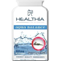 Healthia Aqua Balance 500mg 90veg.caps - Συμπλήρωμα Διατροφής με Βιταμίνη Β6, Μαγνήσιο, Εκχυλίσματα & Βότανα για Αντιμετώπιση της Κατακράτησης Υγρών & την Ισορροπία των Υγρών στο Σώμα