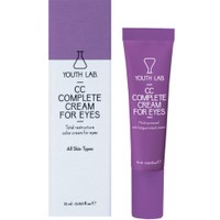 Youth Lab CC Complete Cream for Eyes All Skin Types 15ml - Κρέμα Ολικής Αναδόμησης με Χρώμα για την Περιοχή των Ματιών