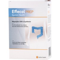 Epsilon Health Effecol Prep Macrogol 3350 & Simethicone 4 Sachets - Συμπλήρωμα Διατροφής με Μακρογόλη 3350 & Σιμεθικόνη για την Εκκένωση του Εντέρου Πριν από Ενδοσκοπικές Εξετάσεις, με Γεύση Πορτοκάλι