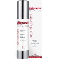 Skincode Essentials S.O.S Oil Control Mattifying Lotion 50ml - Λοσιόν Εξισορρόπησης Λιπαρότητας Προσώπου, Προσφέρει Ματ Όψη