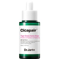 Dr.Jart+ Cicapair Tiger Grass Camo Face Drops Spf35, 30ml - Ορός Προσώπου για Διόρθωση της Ερυθρότητας & Ομοιόμορφο Τόνο με Υψηλή Αντηλιακή Προστασία, Κατάλληλος για Ευαίσθητες Επιδερμίδες