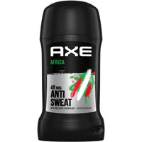 Axe Africa 48h Anti Sweat & Deodorant Stick 50ml - Ανδρικό Αποσμητικό, Αντιιδρωτικό Στικ με Εξωτικό Άρωμα από Νότες Κεχριμπαριού & Εσπεριδοειδών