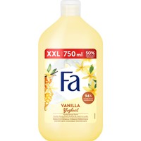 Fa Shower & Bath Vanilla Yoghurt Honey Scent 750ml - Κρεμώδες Γυναικείο Αφρόλουτρο με Απαλό Άρωμα Βανίλιας & Μελιού