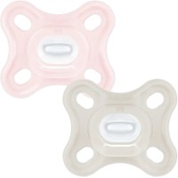 Mam Comfort Silicone Soother 3-12m 2 Τεμάχια, Κωδ 127SG - Ροζ / Κρεμ - Ελαφριά Ορθοδοντική Πιπίλα Σιλικόνης για τη Σωστή Στοματική Ανάπτυξη