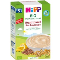 Hipp Bio Multi Grain & Buckwheat Baby 5m+ 200g - Βιολογική Κρέμα με Δημητριακά & Φαγόπυρο Χωρίς Γάλα & Χωρίς Προσθήκη Ζάχαρης για Βρέφη από τον 5ο Μήνα