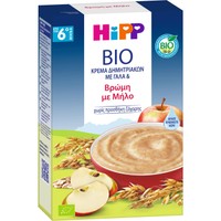 Hipp Bio Milk & Cereal Baby 6m+ Oat & Apple 250g - Βιολογική Κρέμα Δημητριακών με Γάλα, Βρώμη & Μήλο Χωρίς Ζάχαρη για Βρέφη από τον 6ο Μήνα