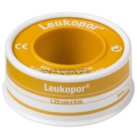 Leukopor Αυτοκόλλητη Υποαλλεργική Επιδεσμική Ταινία 1,25cm x 5m