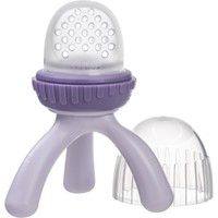 b.box Silicone Fresh Food Feeder 4m+, 1 Τεμάχιο - Peony - Βρεφικός Τροφοδοτής Σιλικόνης με Εύκολο Κράτημα