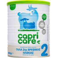 Capricare 2 Goat Milk 6-12m 400g - Κατσικίσιο Γάλα 2ης Βρεφικής Ηλικίας σε Σκόνη έως τον 12ο Μήνα