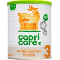Capricare 3 Goat Milk 12-36m 400g - Κατσικίσιο Γάλα 3ης Βρεφικής Ηλικίας σε Σκόνη έως τον 36ο Μήνα