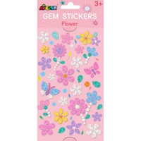 Avenir Gems Stickers Set 3+ Years 1 Τεμάχιο, Κωδ 60828 - Flowers - Παιδικά Αυτοκόλλητα Στρας σε Σχέδια & Χρώματα Λουλουδιών