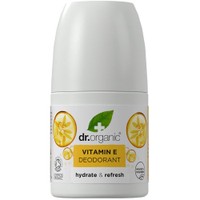 Dr.Organic Vitamin E Deodorant 50ml - Αποσμητικό με Βιολογική Βιταμίνη E, Ιδανικό για Ξηρές Επιδερμίδες