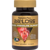 Natures Plus Ageloss Blood Pressure Support 90tabs - Συμπλήρωμα Διατροφής Βιταμινών, Μετάλλων & Εκχυλίσματος Βοτάνων για τη Ρύθμιση της Αρτηριακής Πίεσης σε Υγιή Επίπεδα