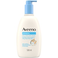 Aveeno Dermexa Daily Emollient Body Cream 500ml - Καταπραϋντική Κρέμα Σώματος για Όλη την Οικογένεια, Κατάλληλη για Πολύ Ξηρή & Ευαίσθητη Επιδερμίδα