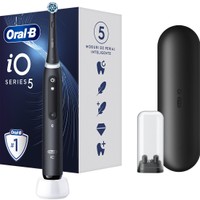 Oral-B iO Series 5 Electric Toothbrush Black 1 Τεμάχιο - Επαναστατική iO Τεχνολογία Βουρτσίσματος, 5 Έξυπνα Προγράμματα Επαγγελματικού Καθαρισμού