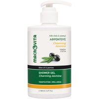 Macrovita Shower Gel Charming Jasmine 500ml - Τονωτικό Αφρόλουτρο με Λάδι Ελιάς & Γιασεμί