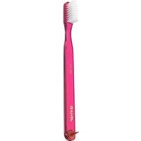 Gum Classic 409 Soft Toothbrush Φούξια 1 Τεμάχιο - Μαλακή Οδοντόβουρτσα Εύκολη στη Χρήση για Αποτελεσματικό Καθαρισμό & Αφαίρεση της Πλάκας με Ελαστικό Άκρο για Καθαρισμό των Ούλων