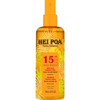 Hei Poa Suncare Monoi Dry Oil Spray Spf15, 150ml - Ξηρό Λάδι για Πρόσωπο - Μαλλιά - Σώμα σε Spray με Έντονο Άρωμα Tiare & Δείκτη Αντηλιακής Προστασίας