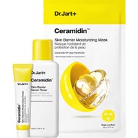 Dr.Jart+ Promo Ceramidin Skin Barrier Serum Toner 15ml & Skin Barrier Cream 7ml & Skin Barrier Moisturuzing Mask for Dry Skin 22g - Ενυδατικός Ορός Προσώπου & Ενυδατική Κρέμα Προσώπου Πλούσιας Υφής & Ενυδατική Μάσκα Προσώπου, Κατάλληλη για Ξηρές Επιδερμίδες